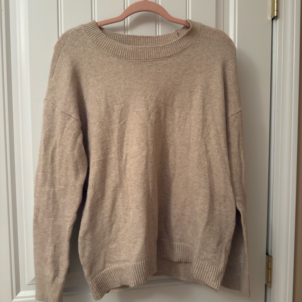LOFT Beige Knit Sweater